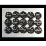 JW Convention Bible Themed Bracelet Buttons